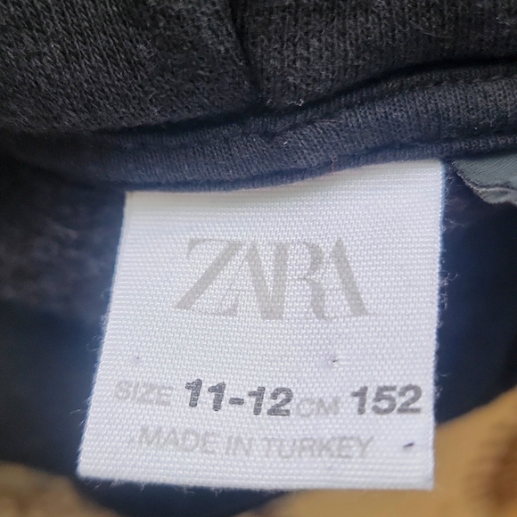 Zara x Star Wars Sequined Storm Trooper Hoodie Black Size 11-12 Sweatshirt - Picture 5 of 6